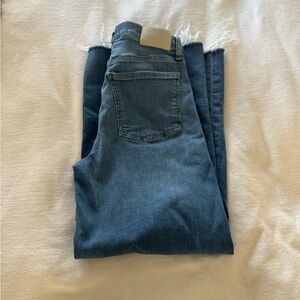 Citizens Of Humanity Dark Blue Ankle wide leg jeans: Lyra